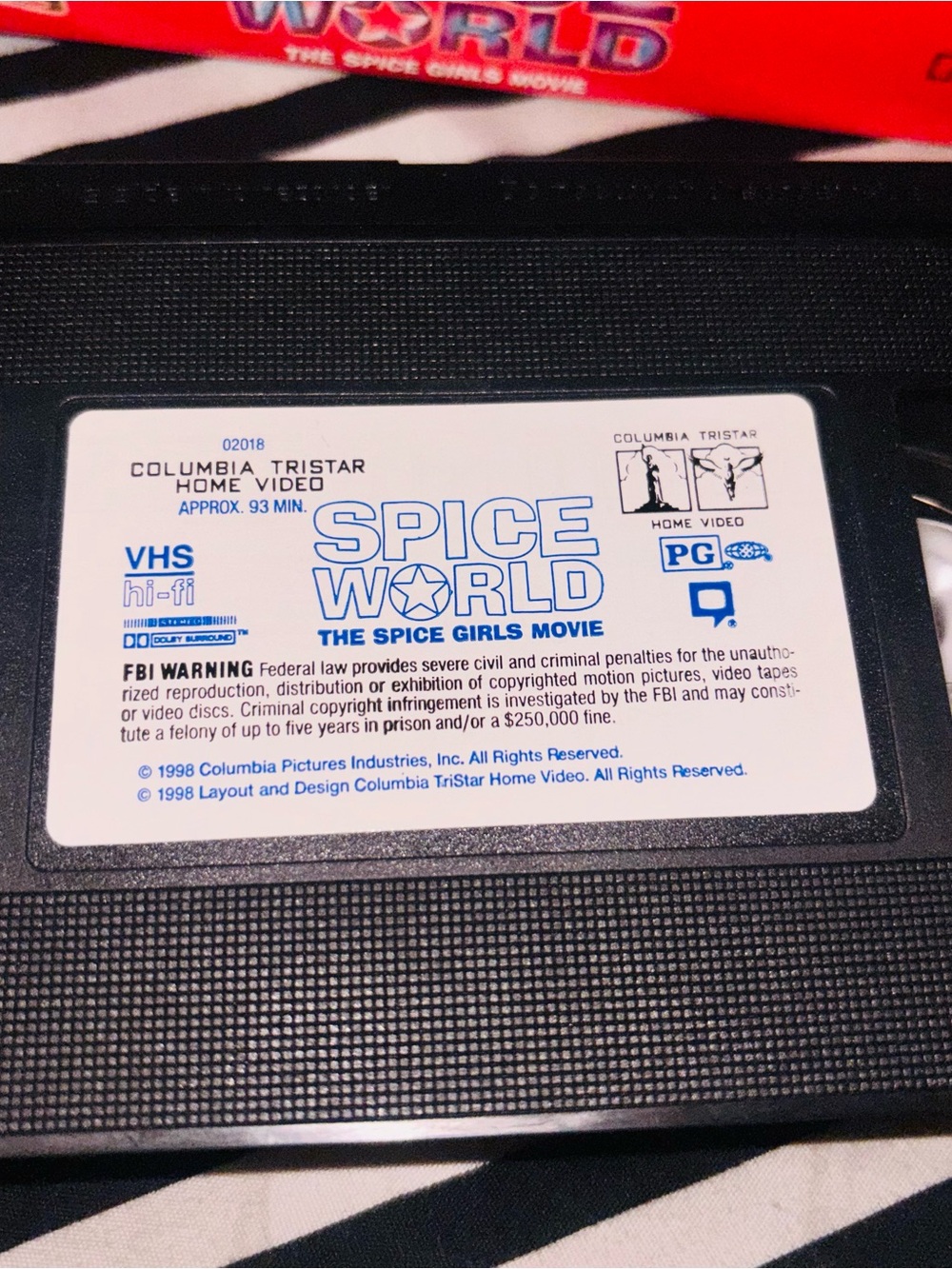SPICE WORLD VTG 90s VHS Spice Girls Movie 💗 like new,music, funny, pop, British - Picture 3 of 5